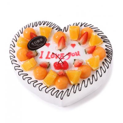 心之恋曲----2磅(8寸)鲜奶水果蛋糕